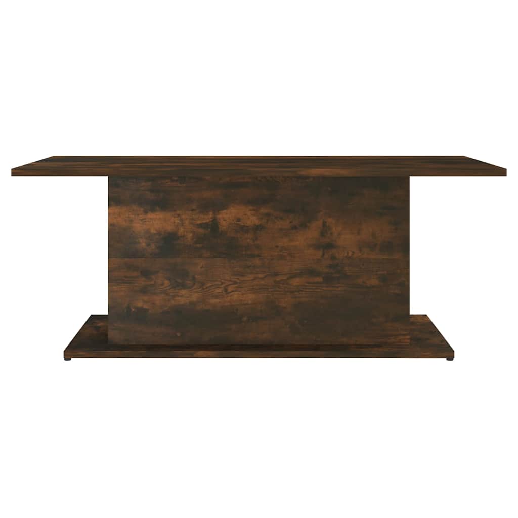 813092 vidaXL Coffee Table Smoked Oak 102x55,5x40 cm Engineered Wood 3