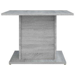 vidaXL Coffee Table Grey Sonoma 55,5x55,5x40 cm Engineered Wood 4