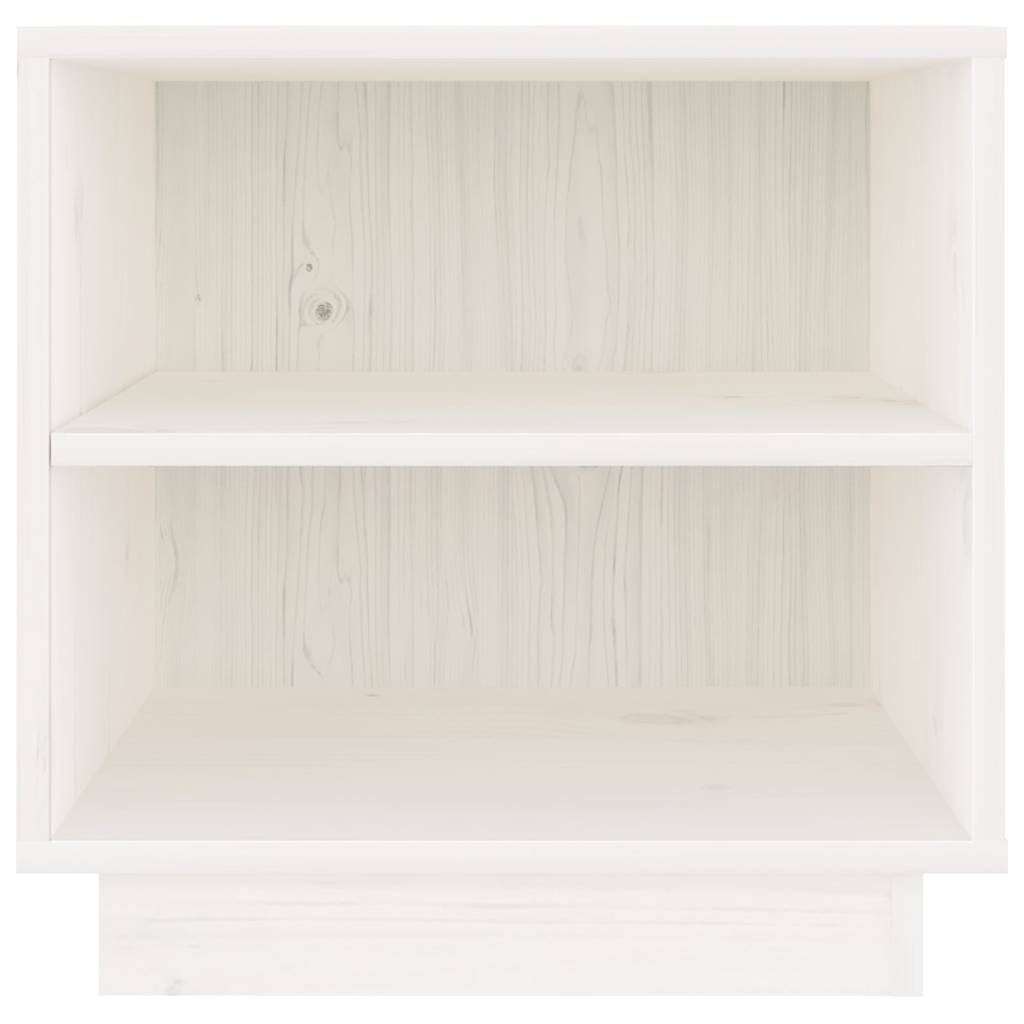 vidaXL Bedside Cabinet | Set of 2 | White | Solid pinewood | Medium 6
