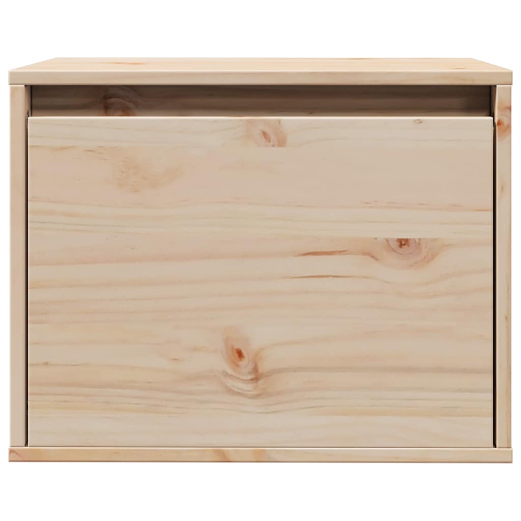 vidaXL Wall Cabinet | Pine | Solid pinewood | 45x30x35 cm | Wall mounting 4