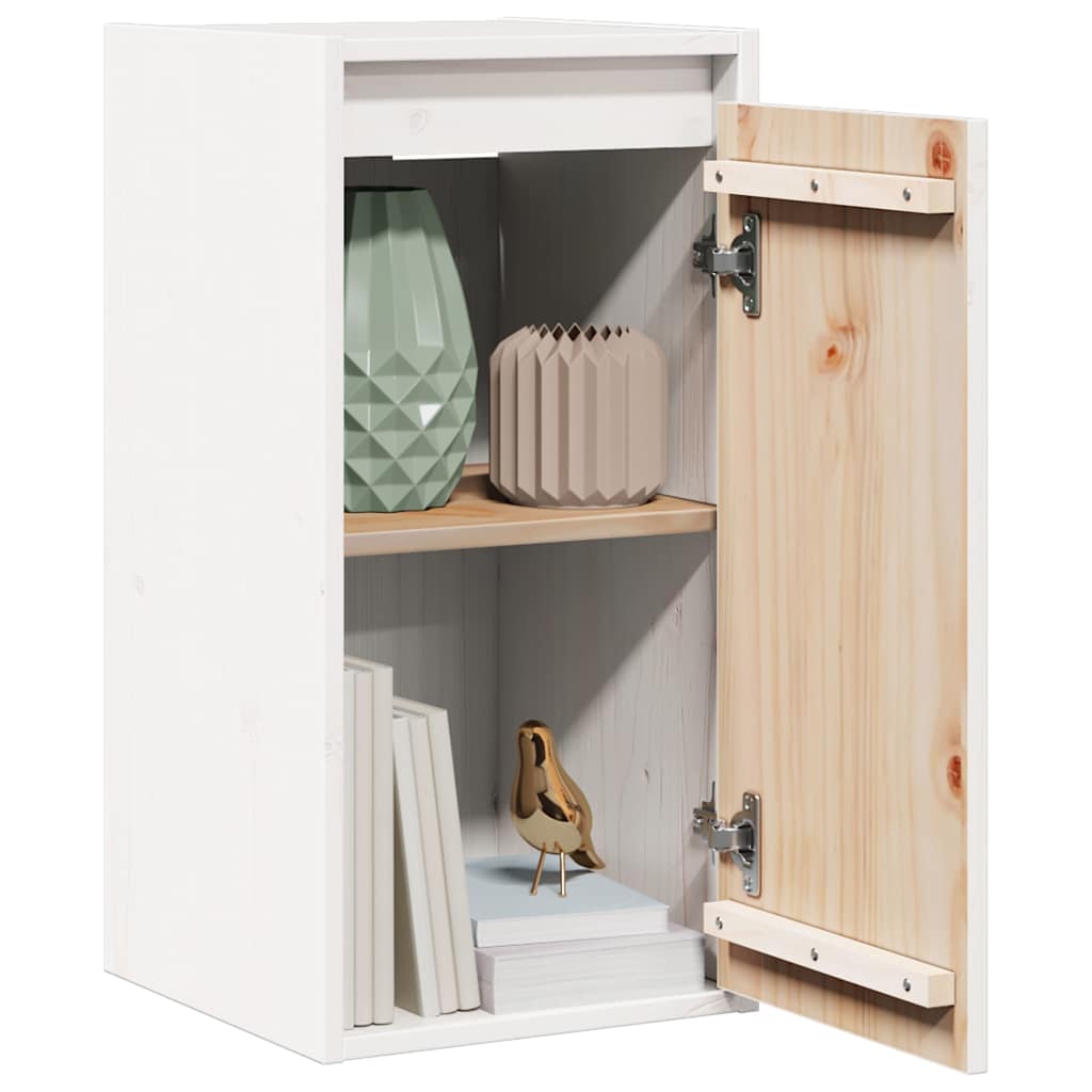 vidaXL Wall Cabinet | White | Solid pinewood | 30x30x60 cm | Wall Cabinet 3