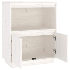 vidaXL Sideboard | White | Solid pinewood | Medium | Sideboard | Rectangular 5