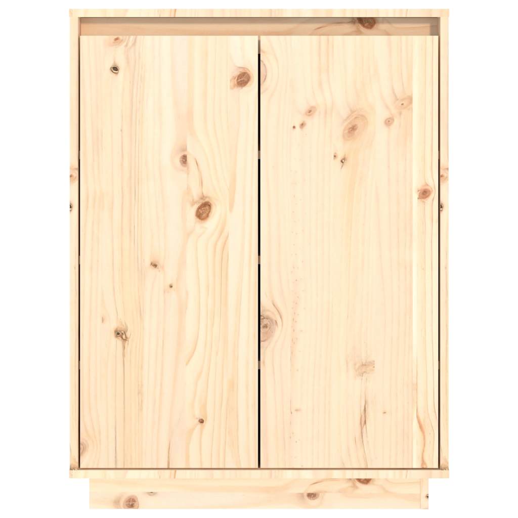 vidaXL Shoe Cabinet 60x35x80 cm Solid Wood Pine 5