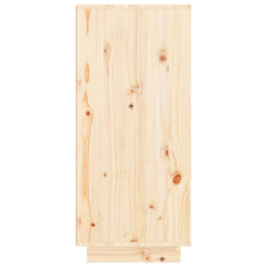 vidaXL Shoe Cabinet 60x35x80 cm Solid Wood Pine 6