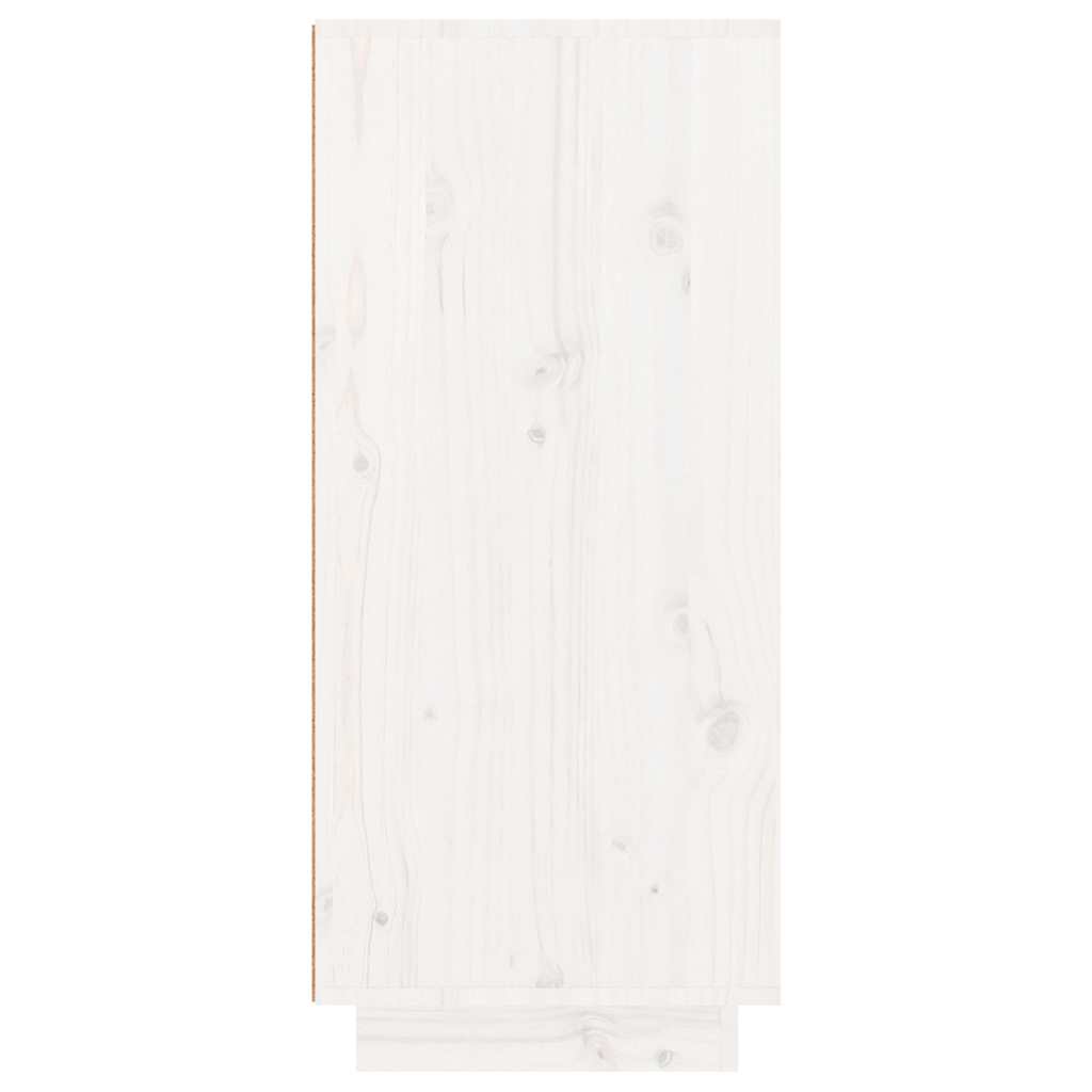 vidaXL Shoe Cabinet | White | Solid pinewood | Medium | Shoe Cabinet 6