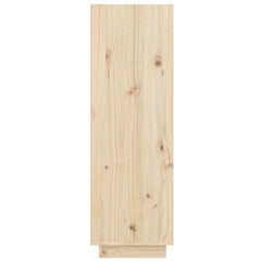 vidaXL Shoe Cabinet 60x34x105 cm Solid Wood Pine 6