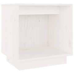 vidaXL Bedside Cabinet | White | Solid pinewood | 40x30x40 cm | Bedside Cabinet 2