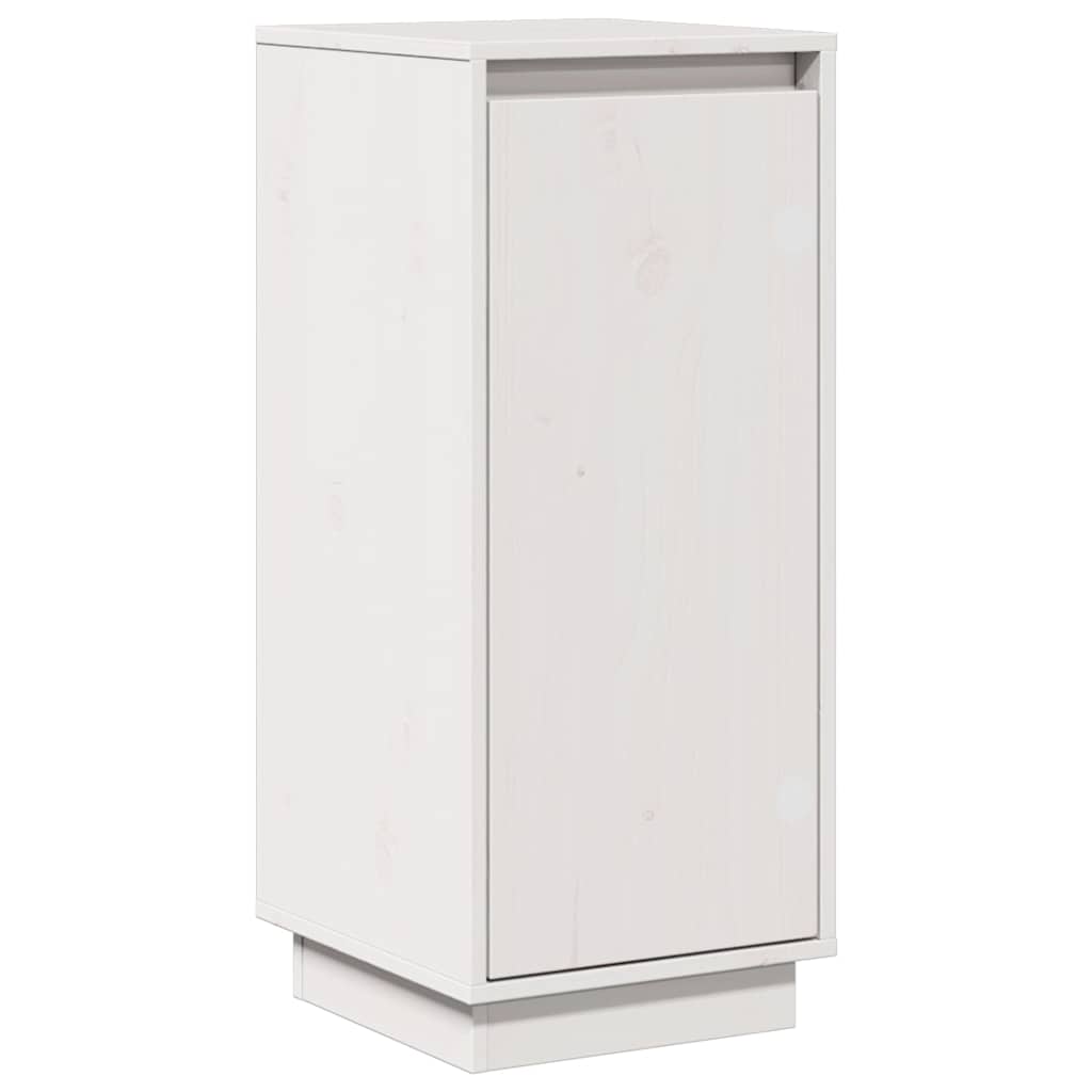 vidaXL Sideboard | Set of 2 | White | Solid pinewood | 31.5x34x75 cm | Sideboard 6