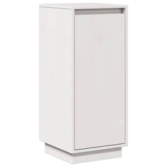 vidaXL Sideboard | Set of 2 | White | Solid pinewood | 31.5x34x75 cm | Sideboard 6