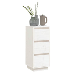 vidaXL Sideboard | White | Solid pinewood | Medium | Sideboard | Rectangular 4
