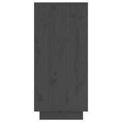vidaXL Sideboard | Set of 2 | Grey | Solid pine wood, MDF | Medium | Sideboard 6