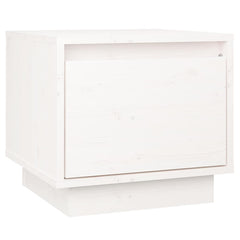 vidaXL Bedside Cabinet | White | Solid pinewood | Compact | Storage 2