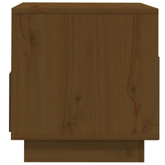vidaXL TV Cabinet Honey Brown 60x35x37 cm Solid Wood Pine 6
