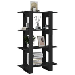 vidaXL Book Cabinet | Black | Engineered Wood | Medium | Book Storage 4