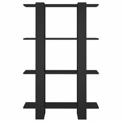 vidaXL Book Cabinet | Black | Engineered Wood | Medium | Book Storage 5
