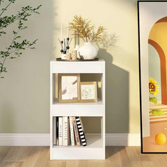 vidaXL Book Cabinet | White | Engineered wood | Medium | Book Cabinet 5