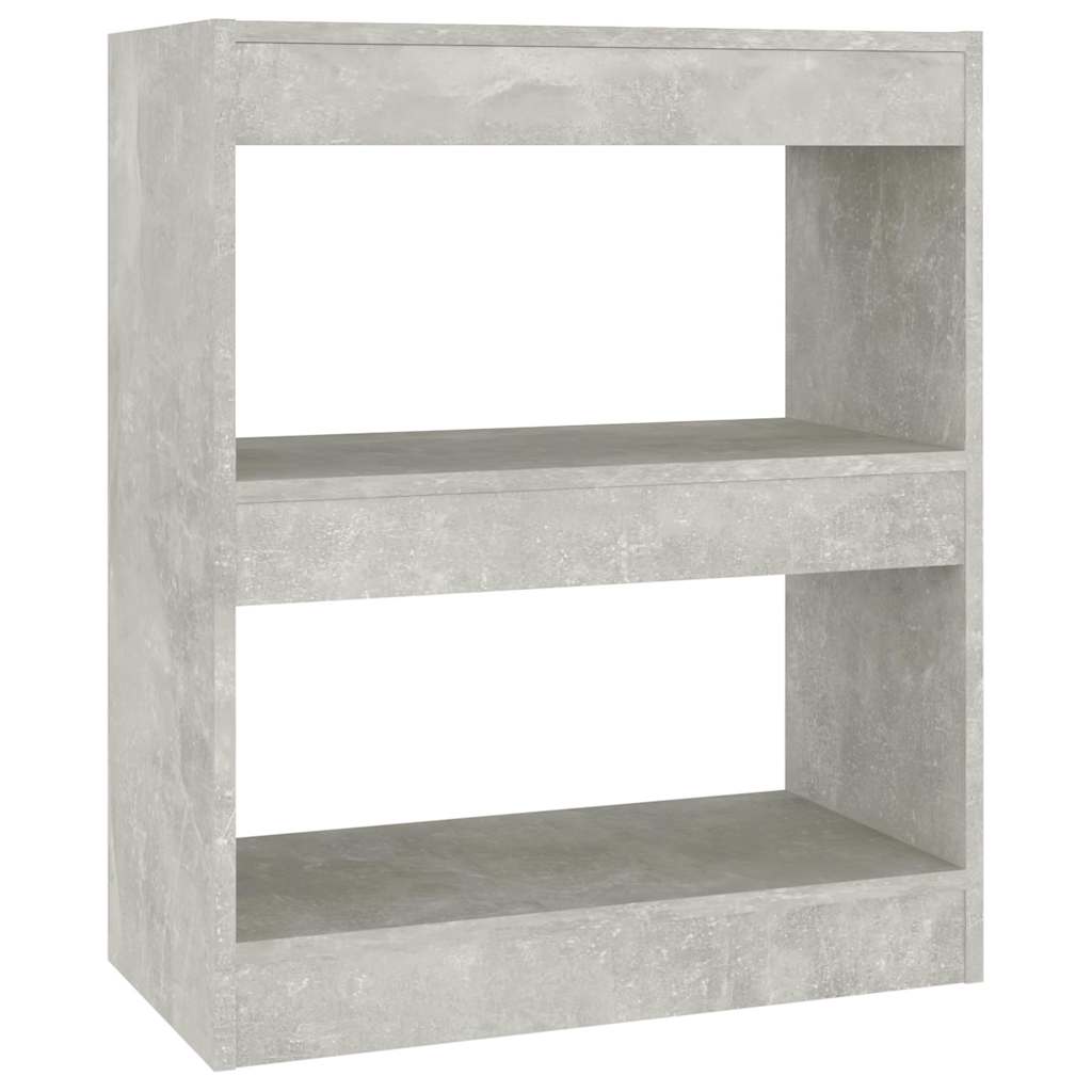 vidaXL Book Cabinet | Concrete Grey | Engineered wood | Medium | Book Cabinet 2