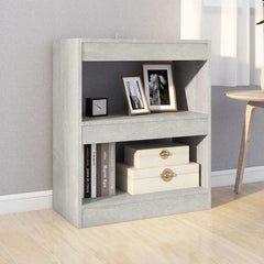 vidaXL Book Cabinet | Concrete Grey | Engineered wood | Medium | Book Cabinet 3