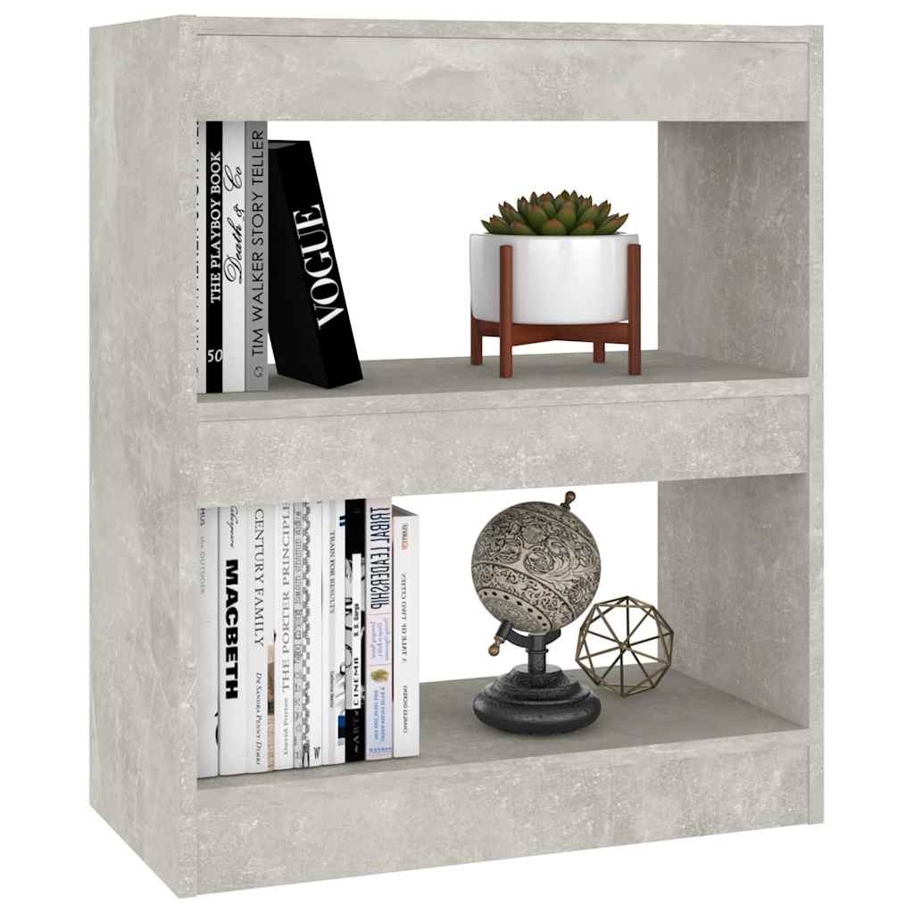vidaXL Book Cabinet | Concrete Grey | Engineered wood | Medium | Book Cabinet 4