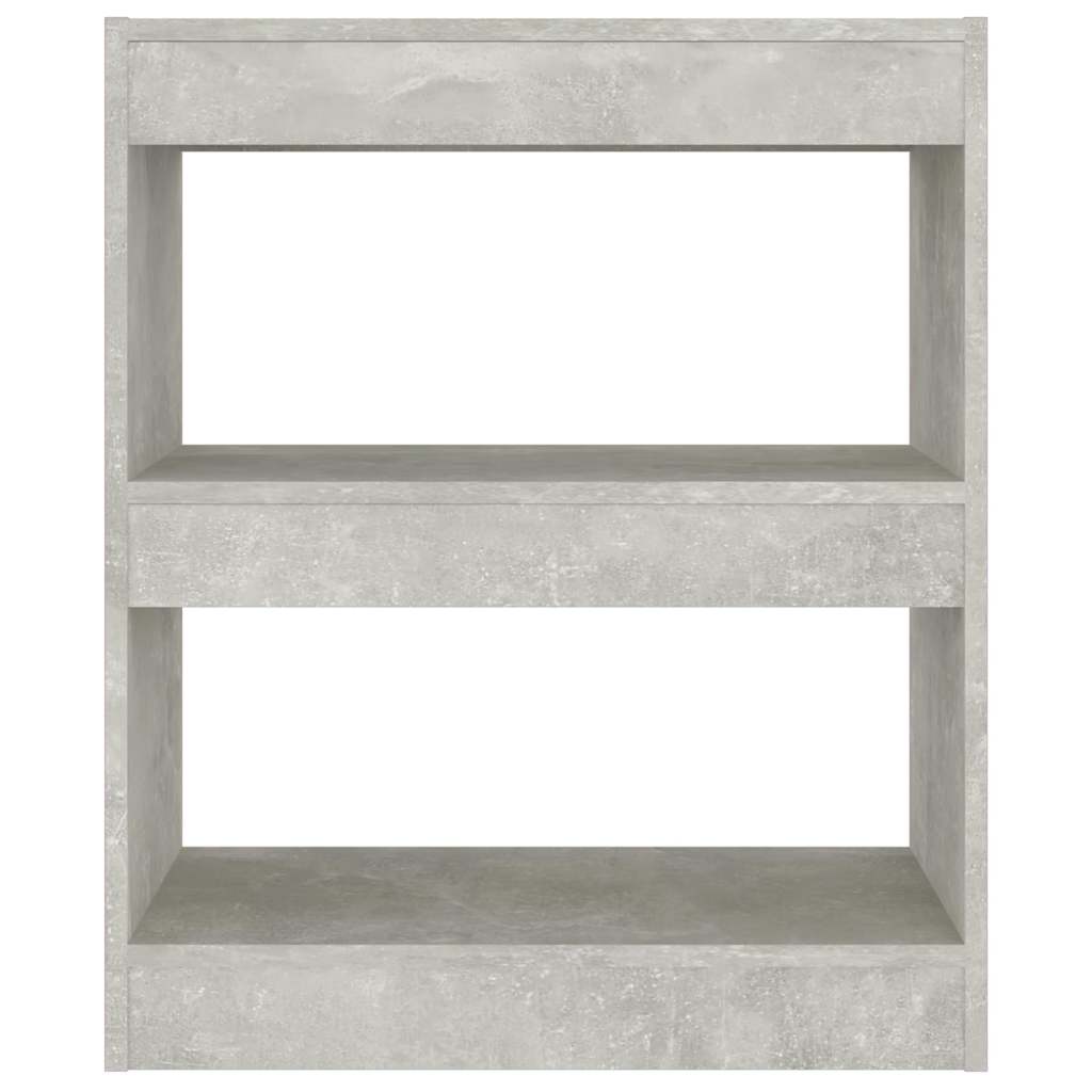 vidaXL Book Cabinet | Concrete Grey | Engineered wood | Medium | Book Cabinet 5
