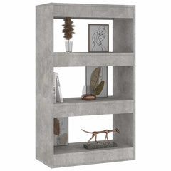 vidaXL Book Cabinet | Concrete grey | Engineered wood | Medium | Book Cabinet 4