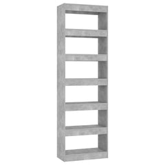 vidaXL Book Cabinet | Concrete Grey | Engineered wood | Medium | Book Cabinet 2