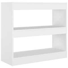 vidaXL Book Cabinet | White | Engineered wood | Medium | Book Cabinet 2