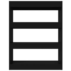 vidaXL Book Cabinet | Black | Engineered wood | Medium | Book Cabinet 5