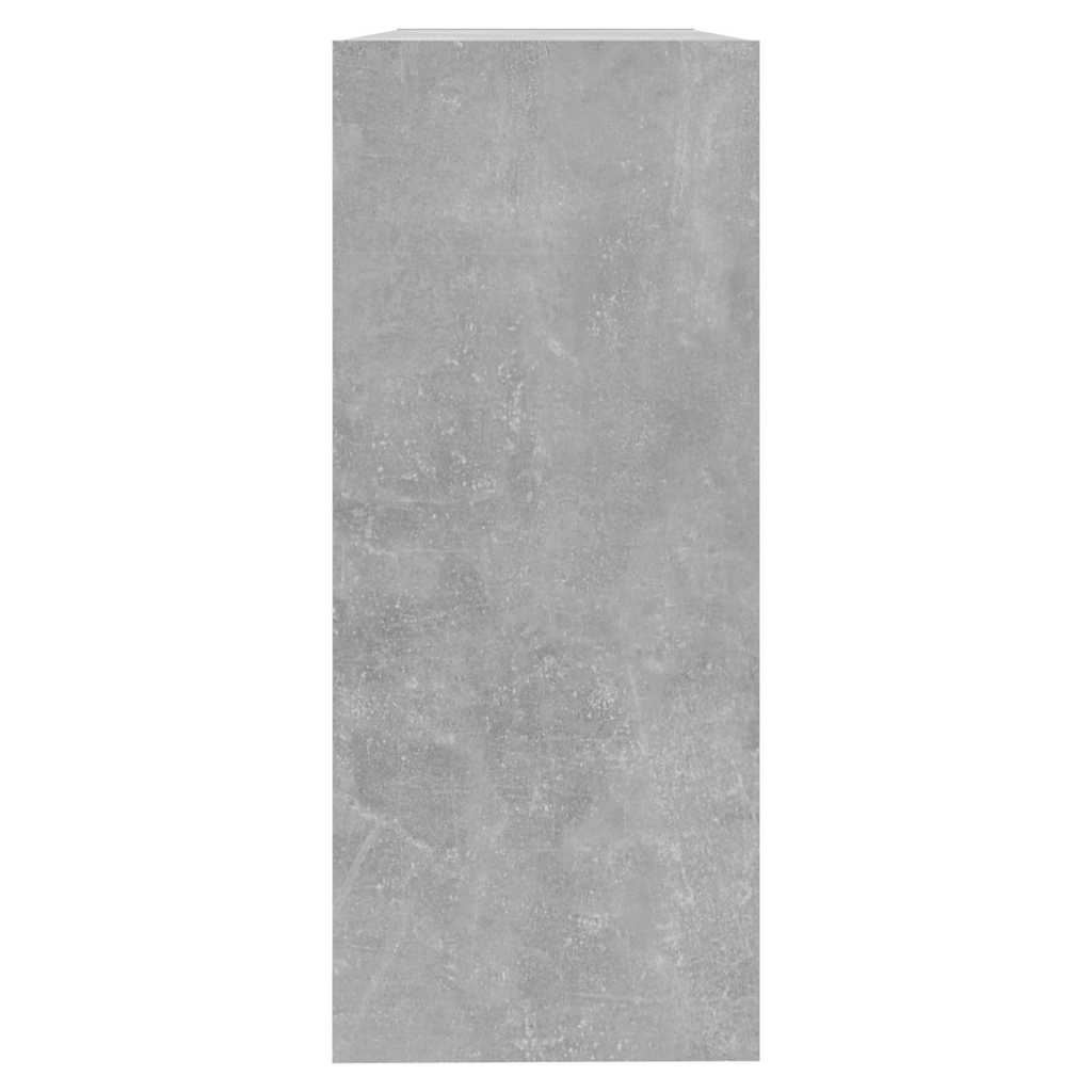 vidaXL Bookcase | Concrete grey | Engineered wood | Medium | Bookcase 4