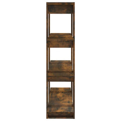 vidaXL Book Cabinet | Smoked oak | Engineered wood | Medium | Book Cabinet 4