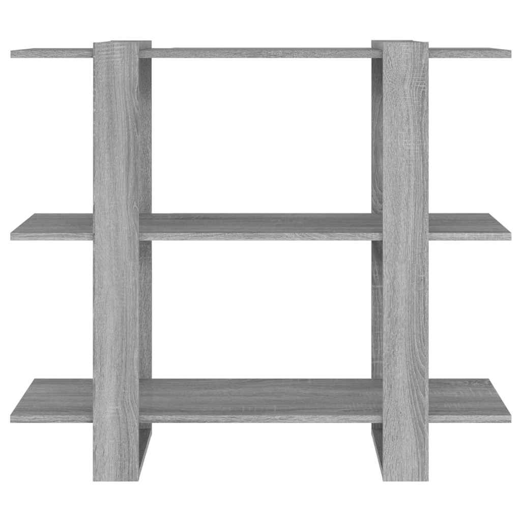 vidaXL Book Cabinet | Grey Sonoma | Engineered wood | Medium | Storage 3