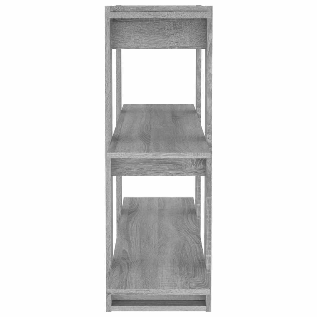 vidaXL Book Cabinet | Grey Sonoma | Engineered wood | Medium | Storage 4