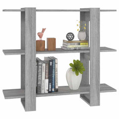 vidaXL Book Cabinet | Grey Sonoma | Engineered wood | Medium | Storage 5