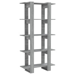 vidaXL Book Cabinet | Grey sonoma | Engineered wood | Large | Book Cabinet 2