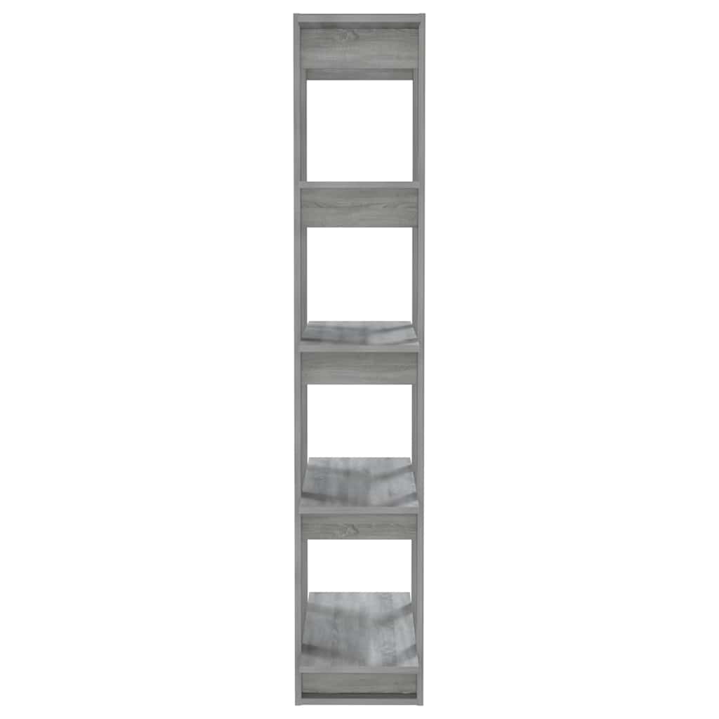 vidaXL Book Cabinet | Grey sonoma | Engineered wood | Large | Book Cabinet 6