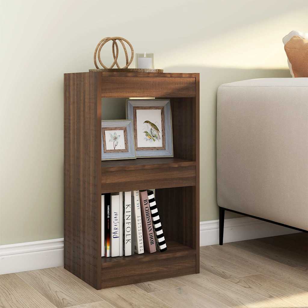 vidaXL Book Cabinet | Brown oak | Engineered wood | 40 x 30 x 72 cm 1