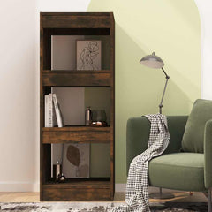 vidaXL Book Cabinet | Smoked Oak | Engineered Wood | Medium | Book Cabinet 3