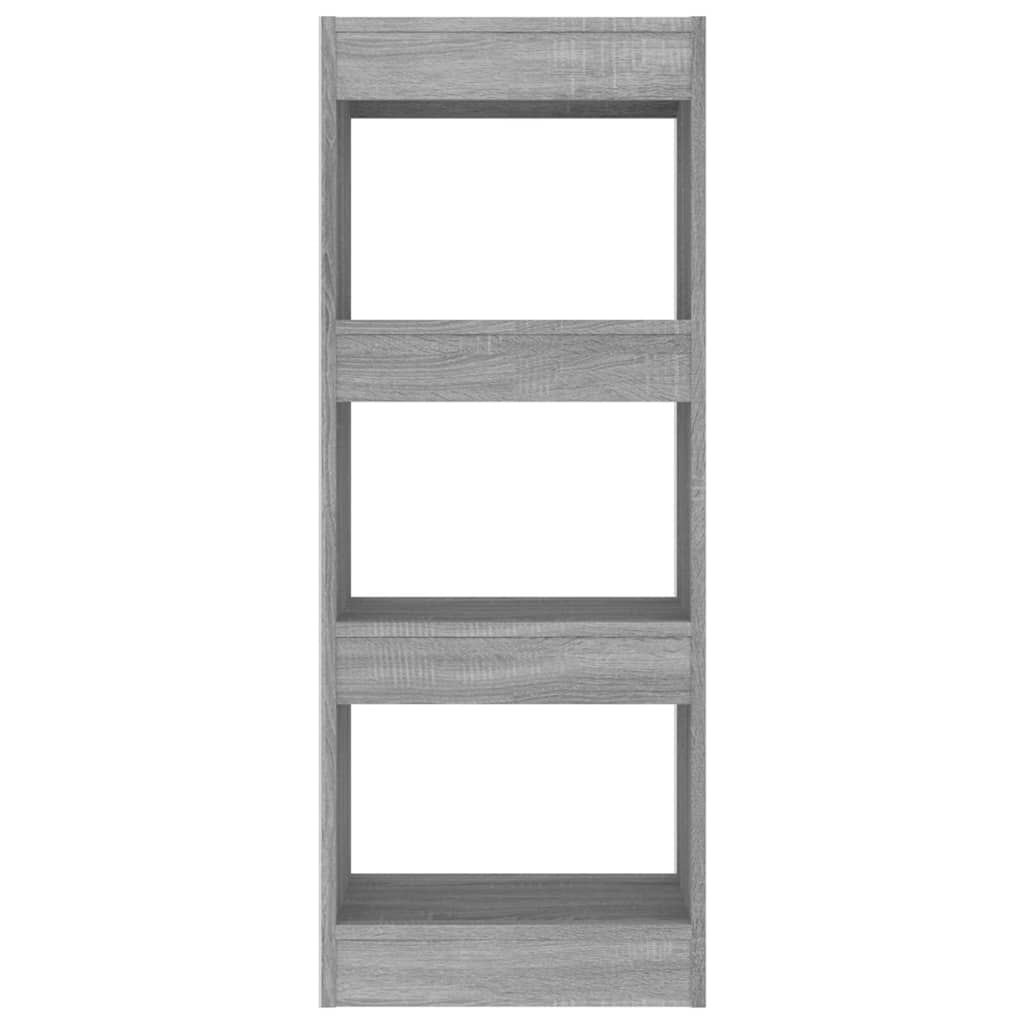 vidaXL Book Cabinet | Grey Sonoma | Engineered wood | Medium | Book Cabinet 4