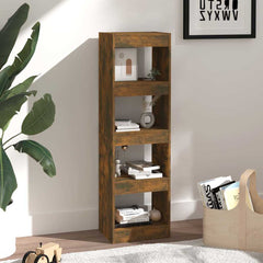 vidaXL Book Cabinet | Smoked Oak | Engineered wood | Moderate | Book Cabinet 4