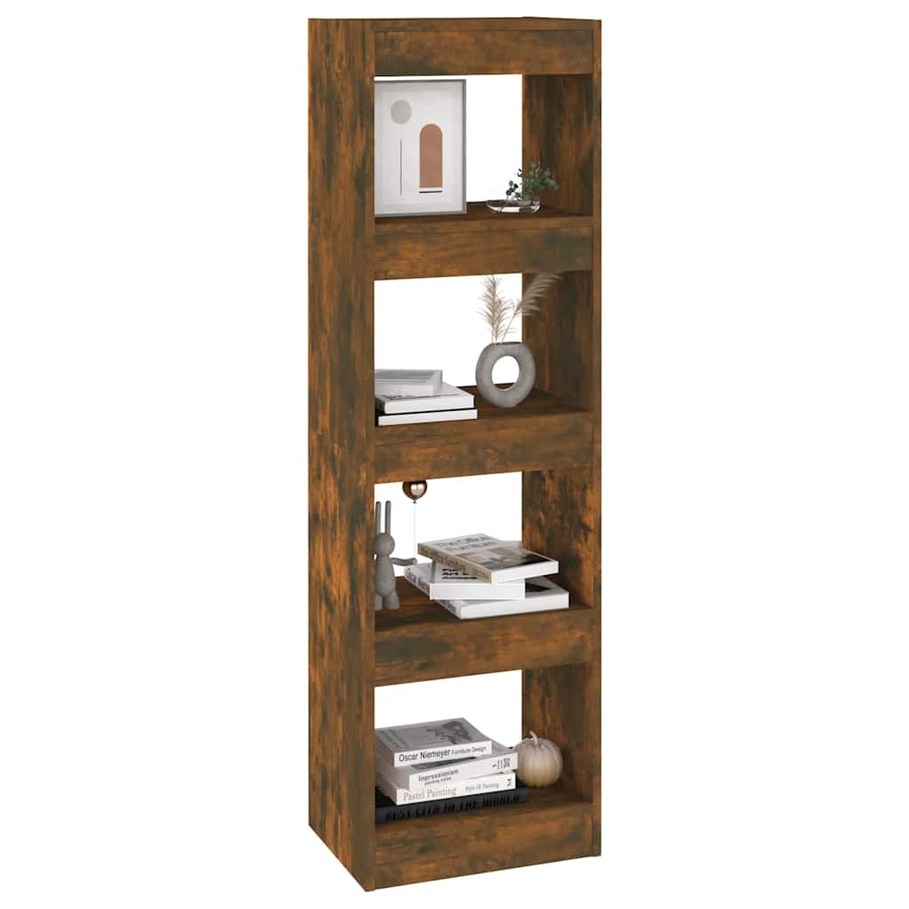 vidaXL Book Cabinet | Smoked Oak | Engineered wood | Moderate | Book Cabinet 5