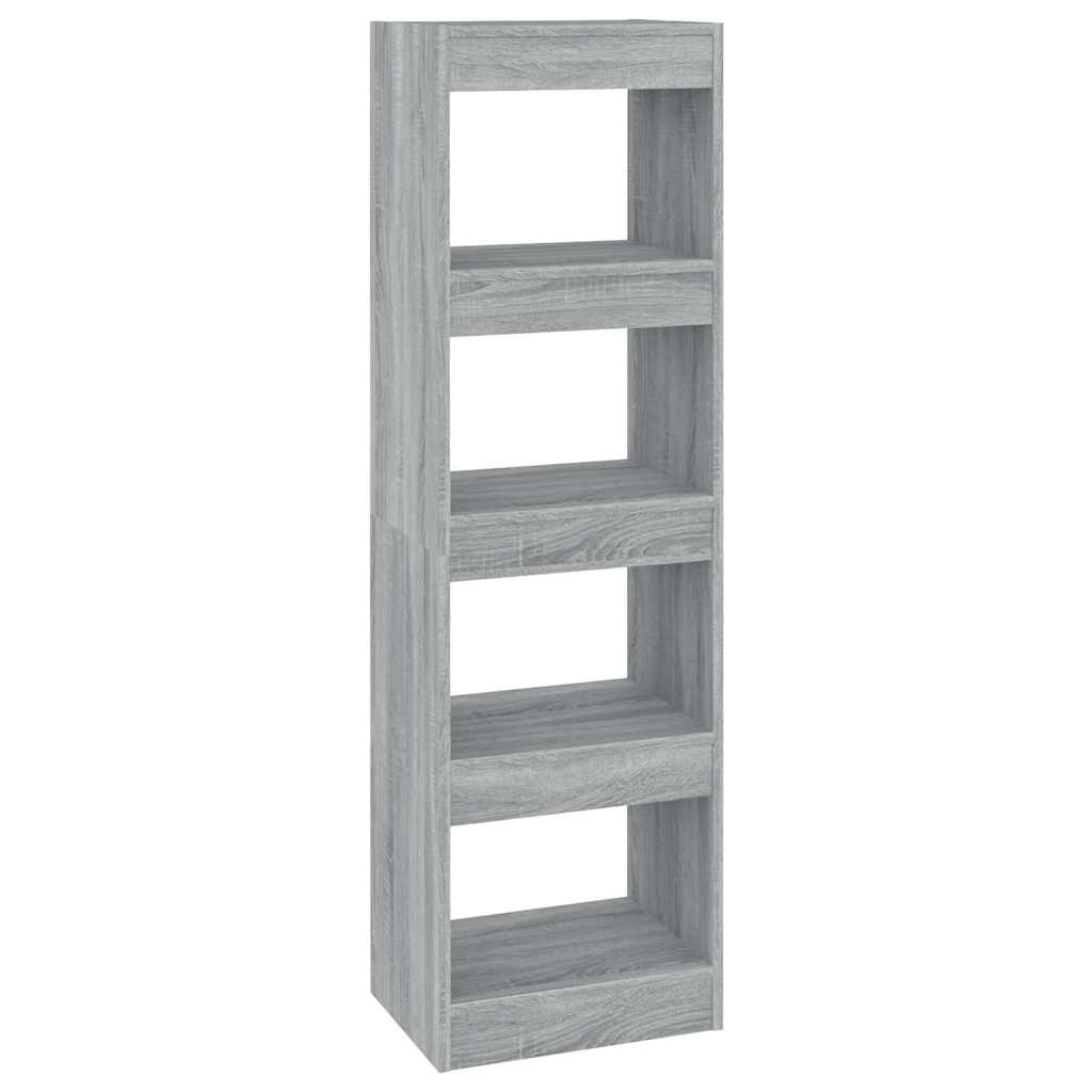 vidaXL Book Cabinet | Grey Sonoma | Engineered Wood | Medium | Book Cabinet 2