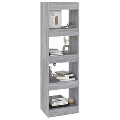 vidaXL Book Cabinet | Grey Sonoma | Engineered Wood | Medium | Book Cabinet 5