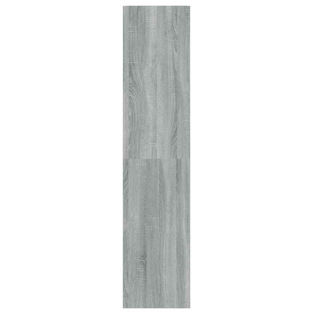 vidaXL Book Cabinet | Grey Sonoma | Engineered Wood | Medium | Book Cabinet 6