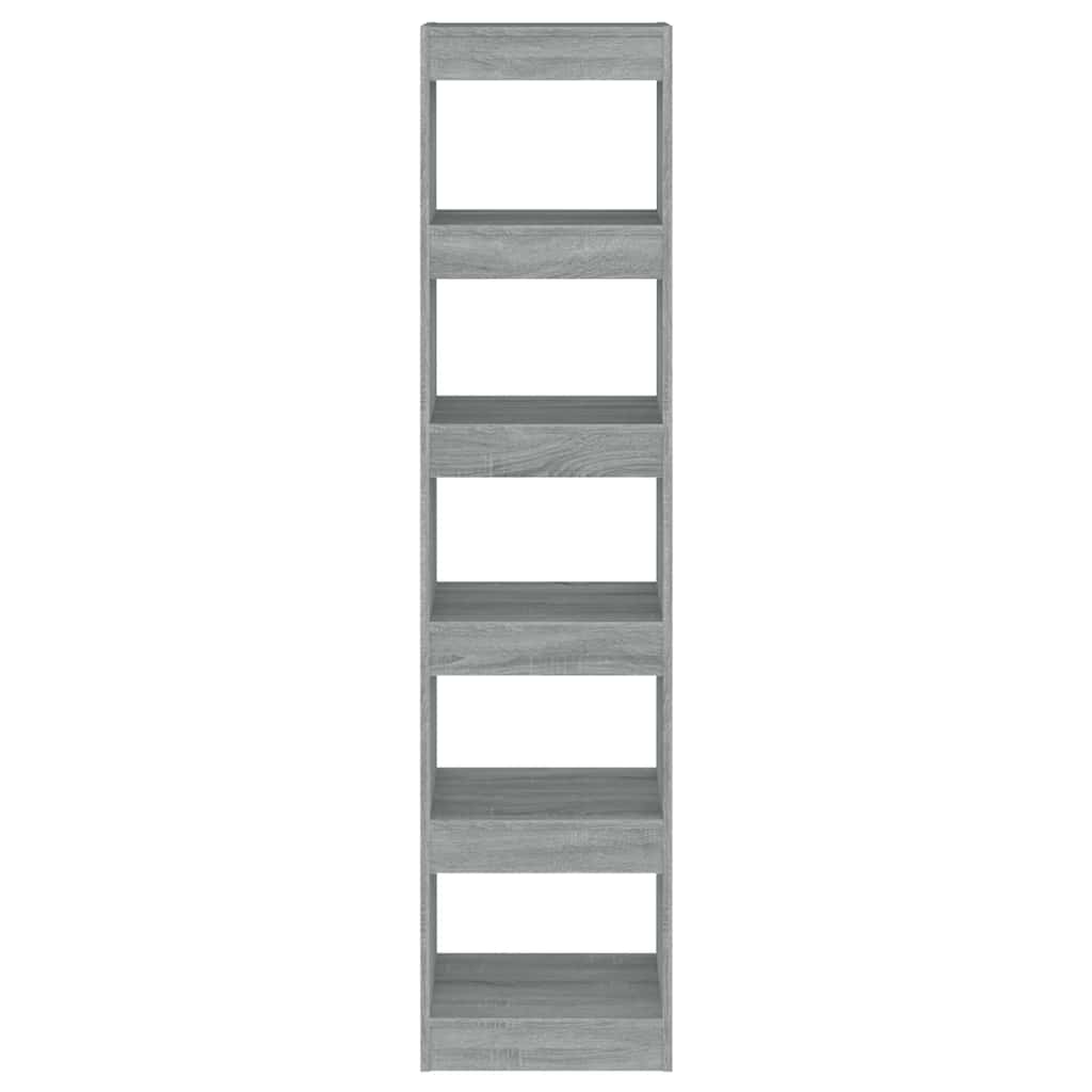 vidaXL Bookcase | Grey Sonoma | Engineered wood | Medium | Bookcase 3