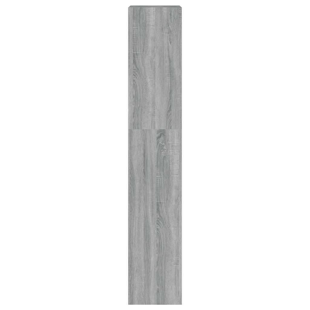 vidaXL Bookcase | Grey Sonoma | Engineered wood | Medium | Bookcase 6
