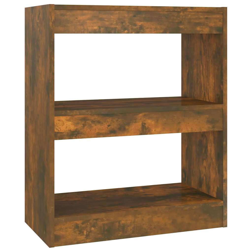 vidaXL Book Cabinet | Smoked Oak | Engineered wood | Medium | Book Cabinet 2