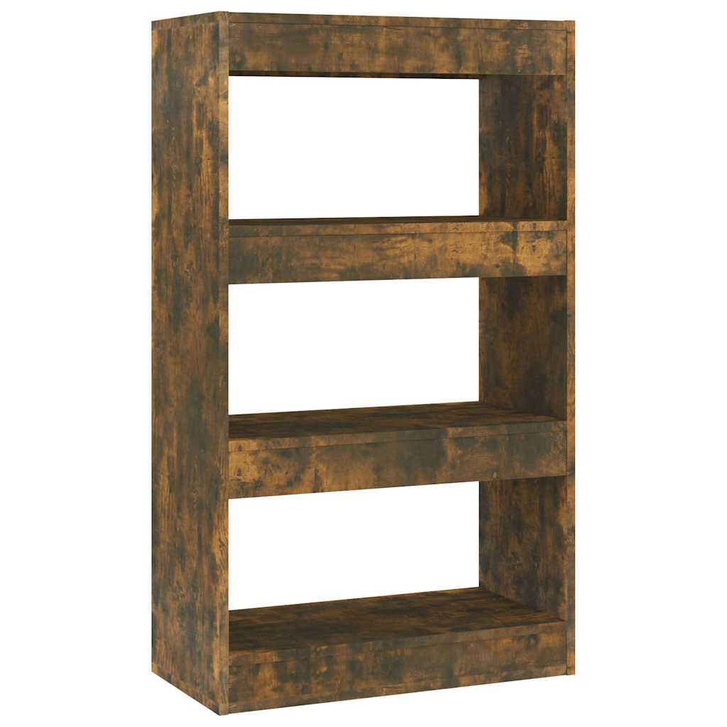 vidaXL Book Cabinet | Smoked oak | Engineered wood | Medium | Book Cabinet 2