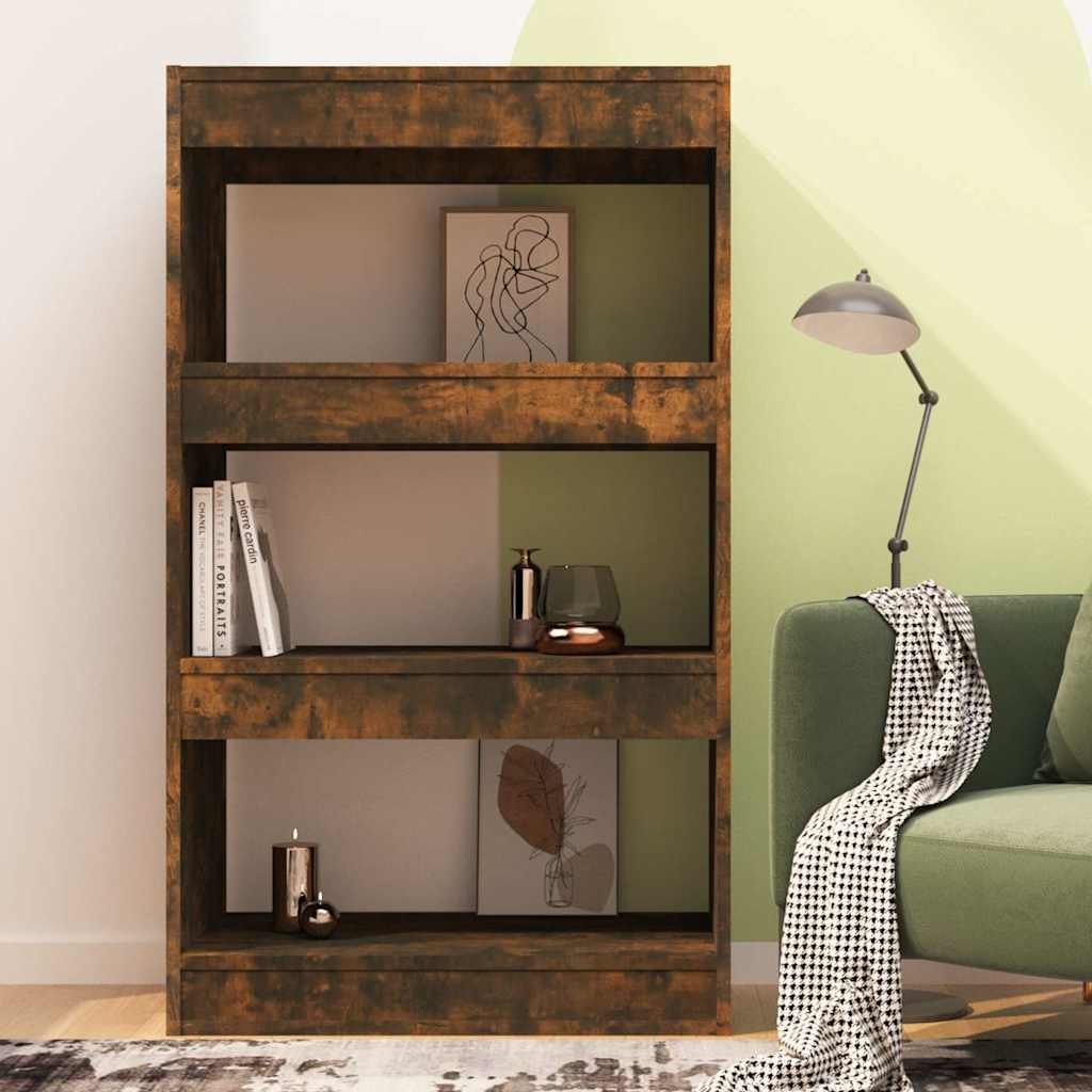 vidaXL Book Cabinet | Smoked oak | Engineered wood | Medium | Book Cabinet 3