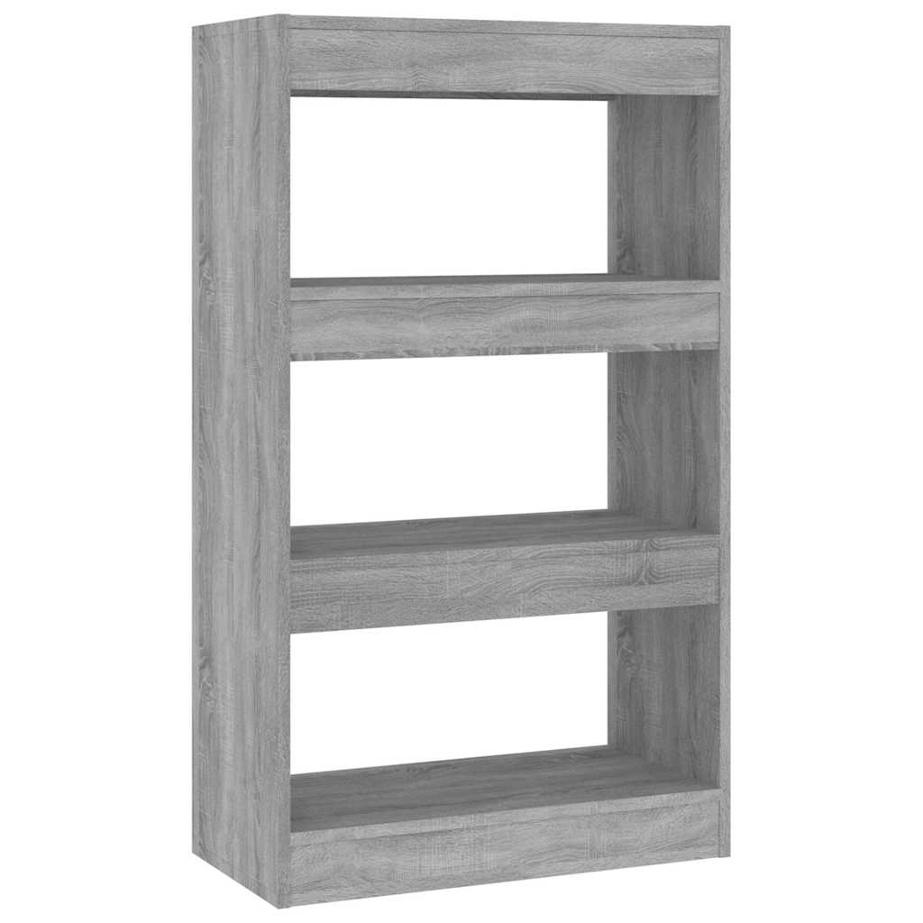 vidaXL Book Cabinet | Grey sonoma | Engineered wood | Medium | Book Cabinet 2