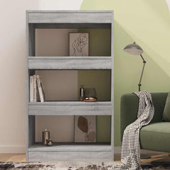 vidaXL Book Cabinet | Grey sonoma | Engineered wood | Medium | Book Cabinet 3